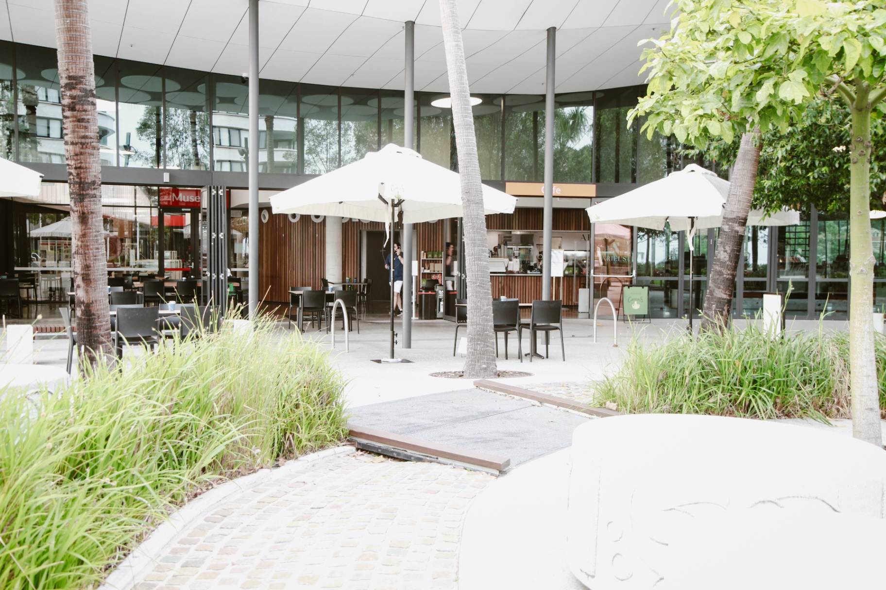 Ariel's courtyard café