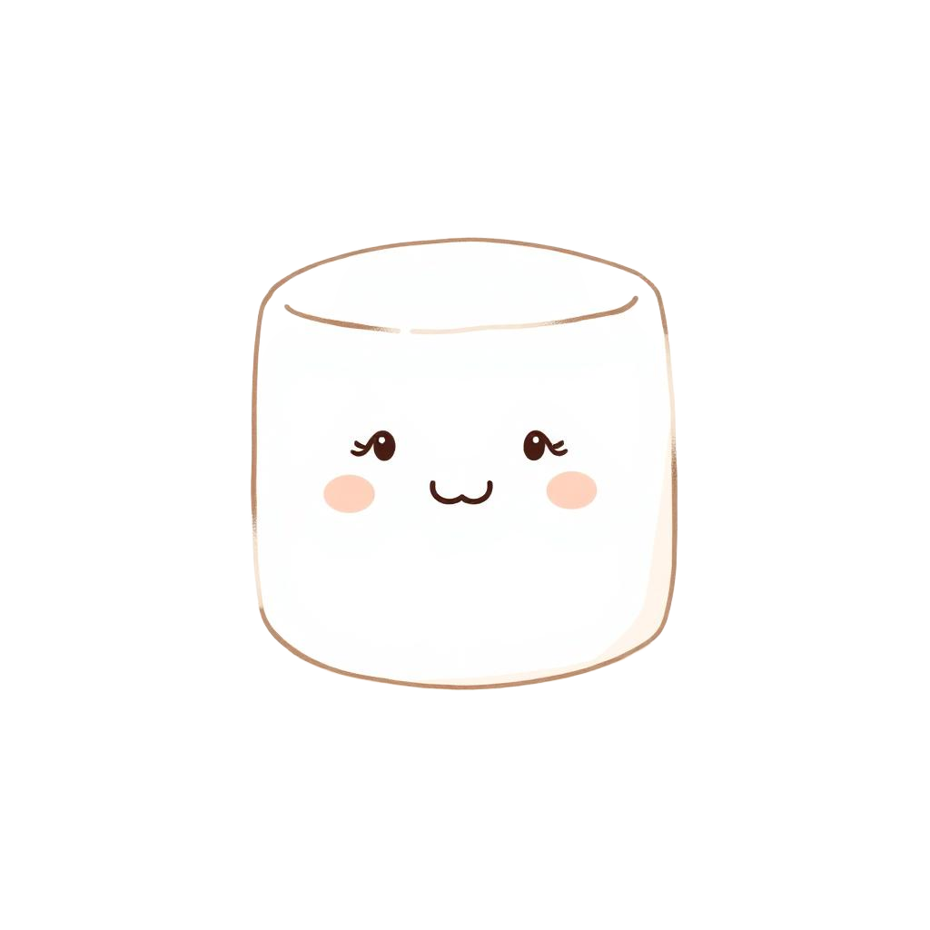 White marshmallow