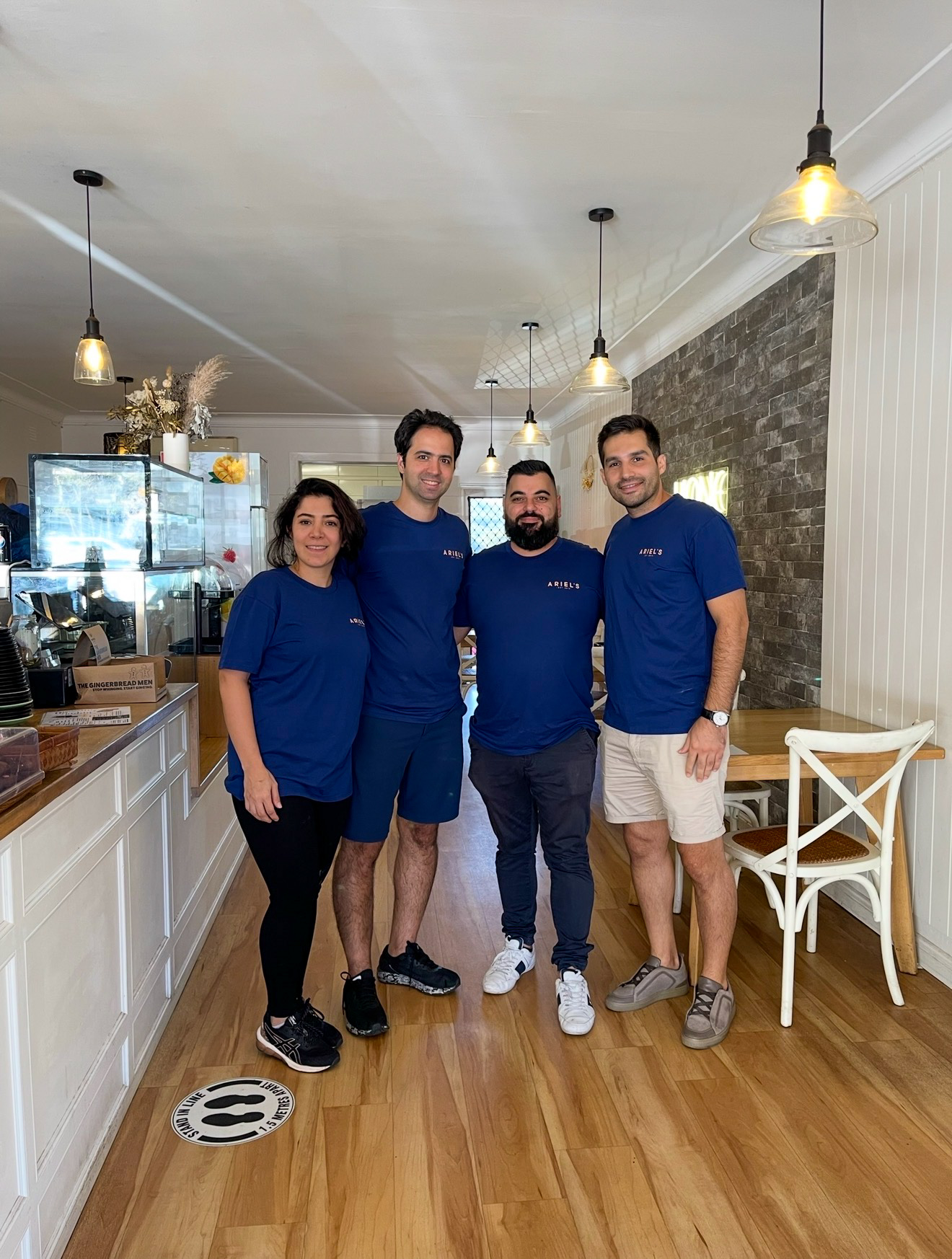 The Ariel's team together